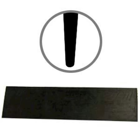 Midwest Rake Replacement Blade, 8" L x 3" W, Rubber SP50052